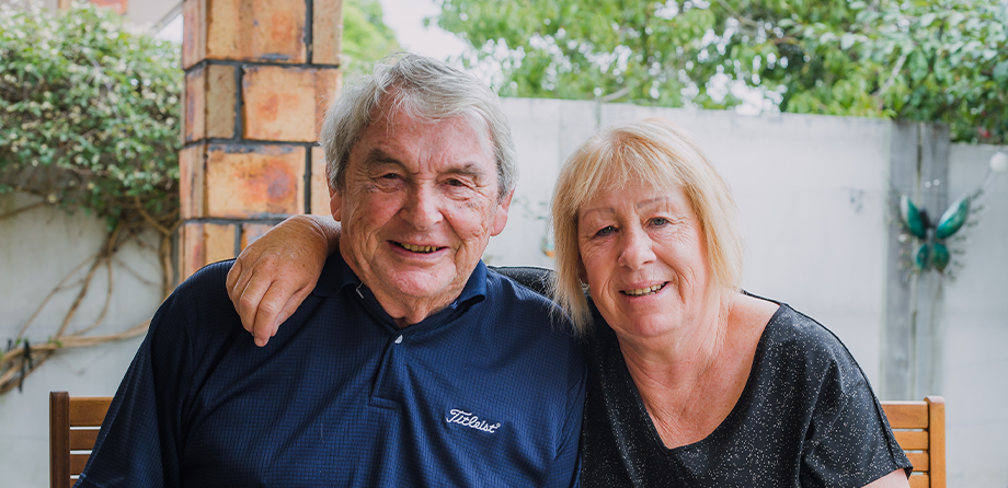 Mike and his wife, Glenys.