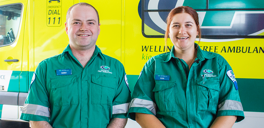 Emergency Medical Technicians Hamish and Olivia