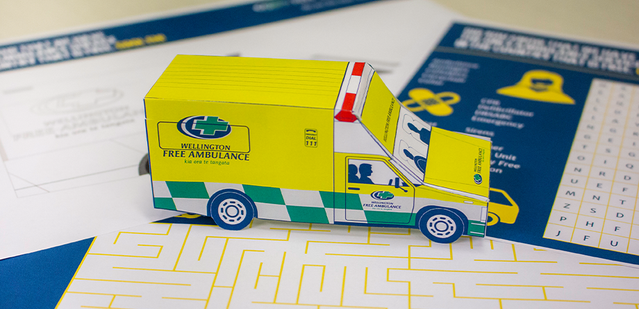 DIY ambulance from Wellington Free Ambulance