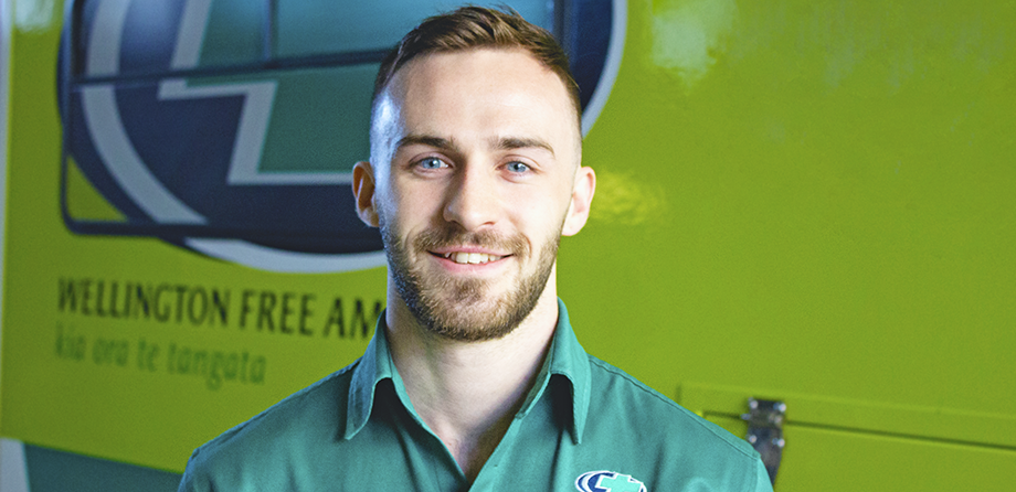 Paramedic Sam Shepherd.