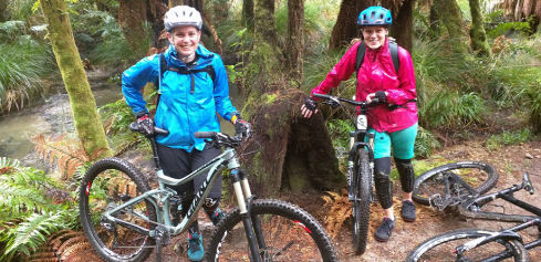 One day Merewyn needed our help while mountain biking with friends in Wellington.