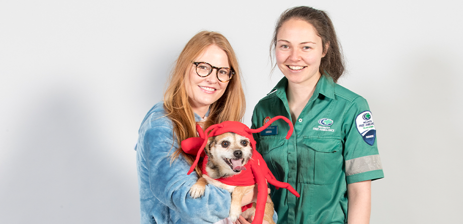 Emma and Wellington Free Ambulance's Larissa