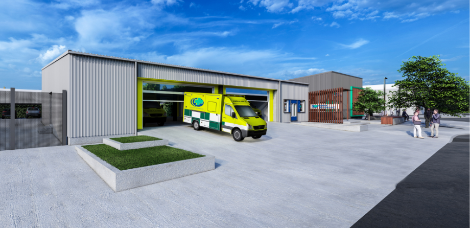 Artist's impression of the new Wairarapa Ambulance Station