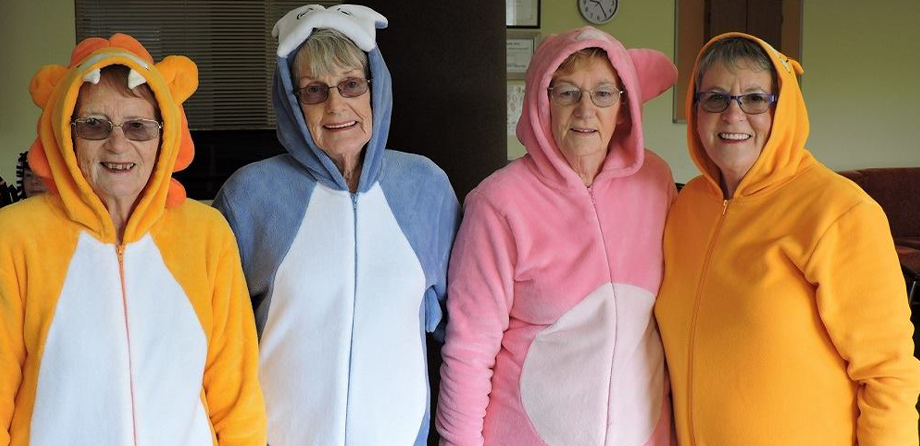 Onesie Day support from residents at Summerset Retirement Villages