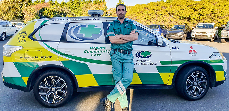 James Currie, one of our UCC Paramedics.